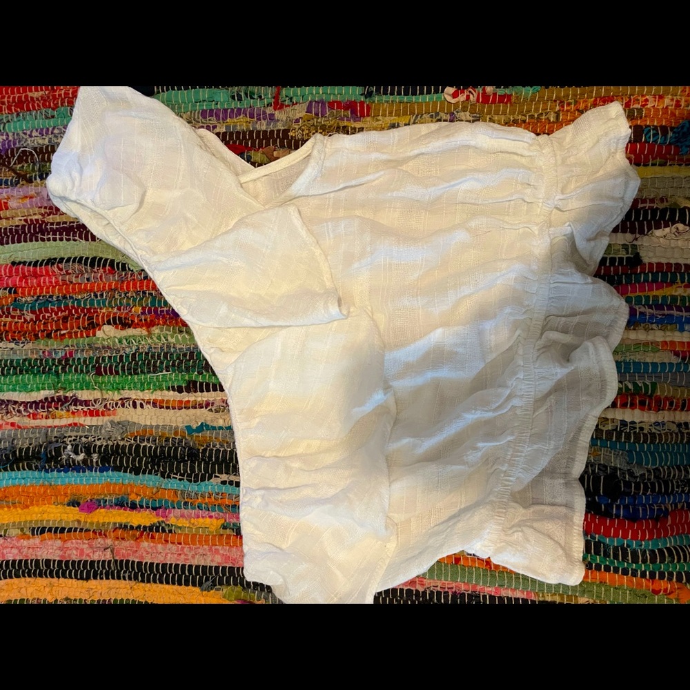 one shoulder american eagle top